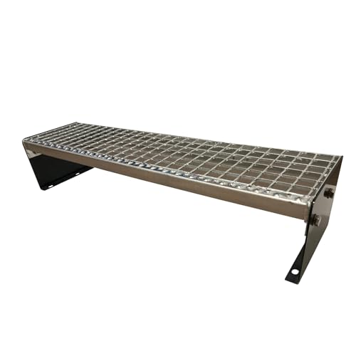 Escalier en acier autoportant pour marche extérieure de jardin