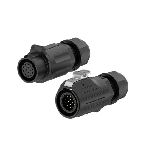 Conector de aviación LP20 plástico macho y hembra impermeable EW-LP20-14P 2
