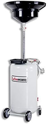 Lubeworks Mobile Air Operated (Pneumatic) 24 Gal/90L Waste Oil Drainer 16209012