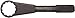 Martin 1815 Forged Alloy Steel 2-9/16" Opening Straight Pattern Striking Face Box Wrench, 12 Points Standard, 12-11/16" Overall Length, Industrial Black Finish