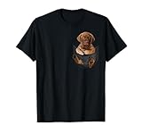 Photo Gallery divertente chesapeake bay retriever in pocket dog lovers maglietta Photo Gallery divertente chesapeake bay retriever in pocket dog lovers maglietta
