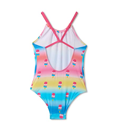 Image of Hatley girls Minimal One Piece Swimsuit, Pink, 2T US