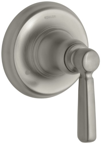 KOHLER K-T10595-4-BN Bancroft Transfer Valve Trim with Metal Lever Handle, Vibrant Brushed Nickel