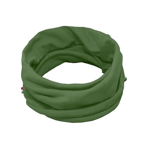 TMK 1212 Cache-cou multifonctionnel unisexe 100% coton, Militaire, Taille unique