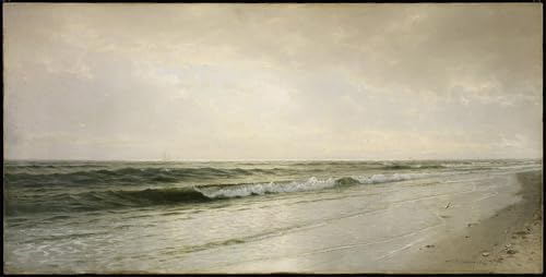 Paysage marin tranquille graffiti art mural pour salon moderne et chambre apaisante