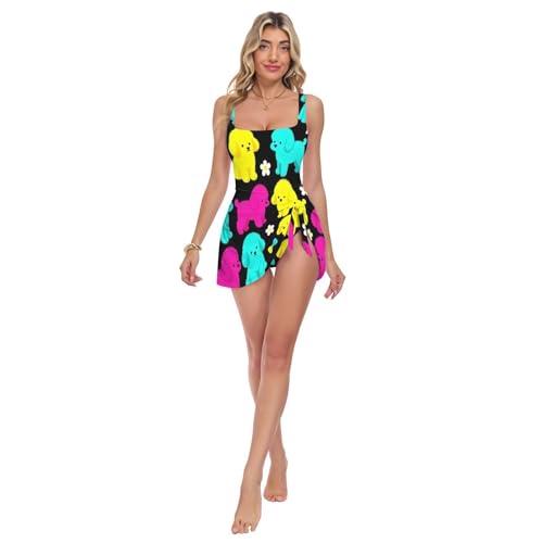Maillot de bain une pièce confortable en textile extensible et bretelles d'été