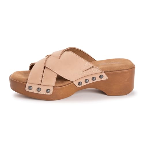 MUKS LUKS Women's Cadence Sandal, Blush Nubuck, 7 by MUK LUKS - Used condition - Image 7