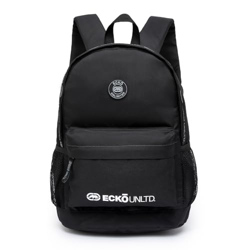 Mochila Bolsa Ecko Escolar Faculdade Casual Espaçosa Notebook (Preto)