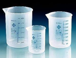 V610081-250 mL (8.5 oz.) - VITLAB Griffin Beakers, Polypropylene, BrandTech - Pack of 6