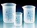V610081-250 mL (8.5 oz.) - VITLAB Griffin Beakers, Polypropylene, BrandTech - Pack of 6