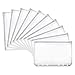 LuLiyLdJ 10 pack A6 taille 6 trous dossier en plastique étanche 6 trous fermeture à glissière à feuilles mobiles sac pour documents carte cahier