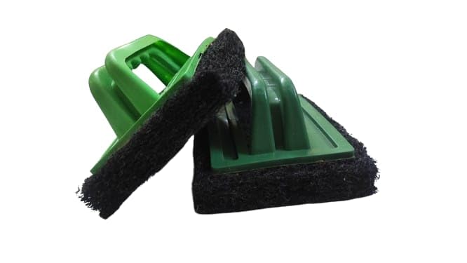 HKInt. Bathroom Brush with Abrasive Scrubber for Tile, Floor Cleaning Hard Brush (Pack of 2) (B0CRL7M16C) Amazon Price History, Amazon Price Tracker