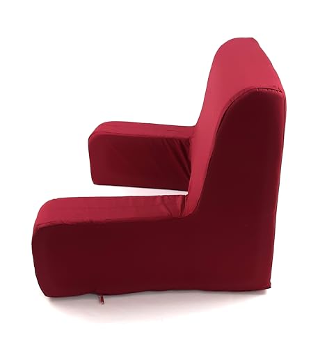 Poltrona COMODONE, Schienale Ortopedico o Poltrona Sanitaria con Tessuto sfoderabile e Lavabile. Poltrona da Letto per Anziani o Allattamento, poggia Schiena Letto Grande ()