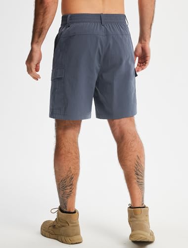 Image of Libin Men's Hiking Cargo Shorts with Zipper Pockets