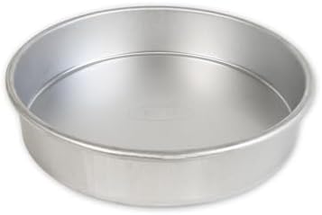 USA Pan Bare Bakeware Traditional Aluminized Steel Uncoated Round Cake Pan, Made without nonstick coating, 9-Inch - Thumbnail 2