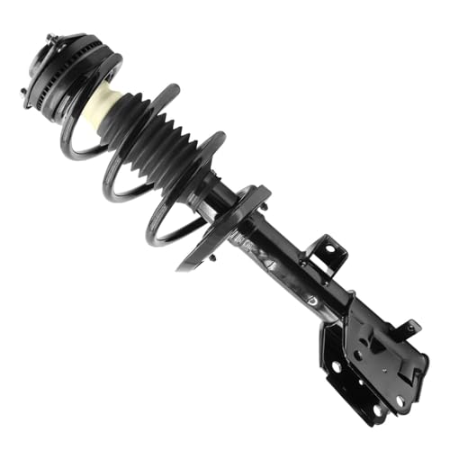 Image of Detroit Axle - FWD Front Struts Kit for 2017-2020 Chrysler Pacifica, 2 Struts with Coil Spring Assembly 2 Lower Control Arms with Ball Joints 2018 2019 Replacement Suspension Kit