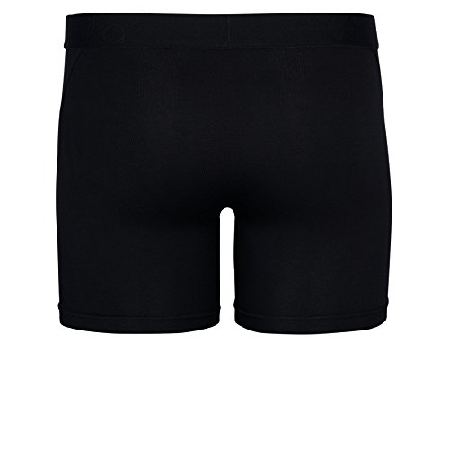 Ethika Mens MID Boxer Brief | *Solids* Premium Modal - Black3