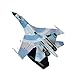 OQMAZO Die Cast Plane 1/100 Scale for Soviet Su27 Sukhoi Su-27 Flanker Fighter Jet Airplane Metal Military Plane Model Finished Metal Airplane