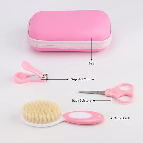 Baby Healthcare and Grooming Kit for Newborn Kids, 38PCS Upgraded Safety Baby Care Kit, Newborn Nursery Health Care Set, Baby Electric Nail Filer Kit, Infant Baby Care Products - Thumbnail 4