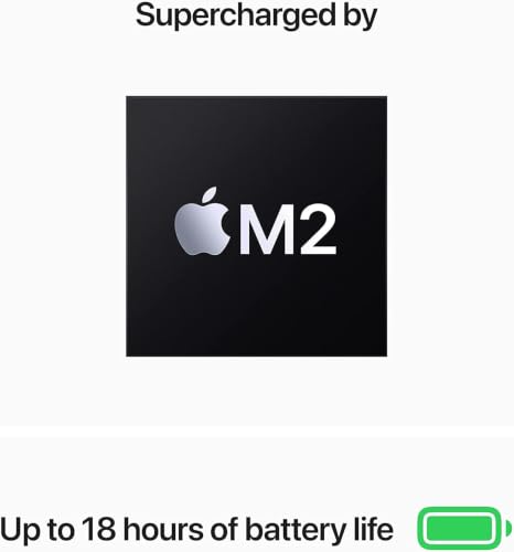 Image of Apple 2022 MacBook Air with Apple M2 Chip, 13-inch, 8GB RAM, 512GB SSD Storage, Starlight (Renewed)