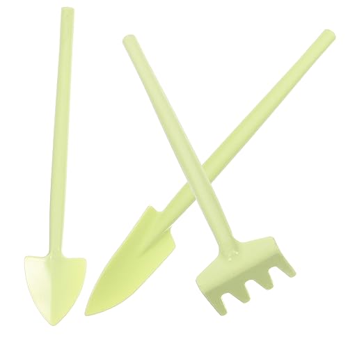 GAROZATION Set of 3 Mini Garden Tools Mini Spreader Small Garden Shovel Trowel for Mother's Day Gardening