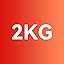 2KG Clear Red