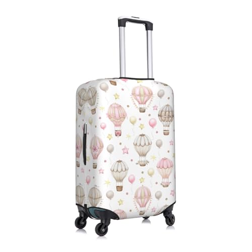 Spandex Travel Luggage Cover Printed Cute Balloons Watercolor Double-Sided Suitcase Protector Bag,Dust-Proof Anti-Scratch Durable Baggage Covers For Kid Adult,Medium3
