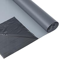 Waterproof Dachpappe, 10x1 m Ausbau unterspannbahn, 10 m² dachfolie selbstklebend, dachfolie wasserdicht UV beständig, für Metall-Dachpaneele, Haus- und Verandadachschindeln, Grau