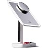 Fancii LED Make-up Spiegel met 3 lichtinstellingen en 15x vergrotingsspiegel – Kies tussen natuurlijk daglicht, zacht…