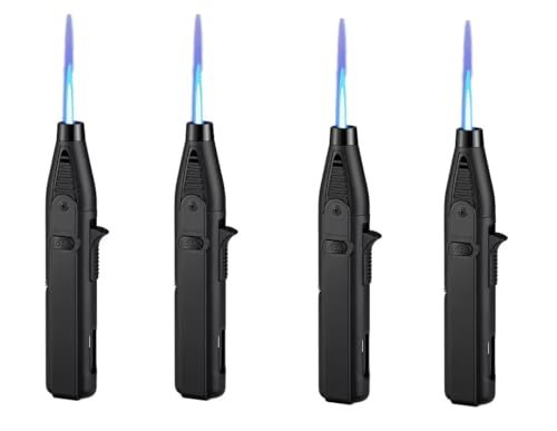 Recopilación de Chimeneas de parrilla disponible en línea. 46 Encendedores de antorcha, Paquete de 4, Encendedor Recargable con butano, Resistente al Viento, Seguro, multiutilidad para Velas, chimeneas, fogatas, Parrilla (sin butano)...