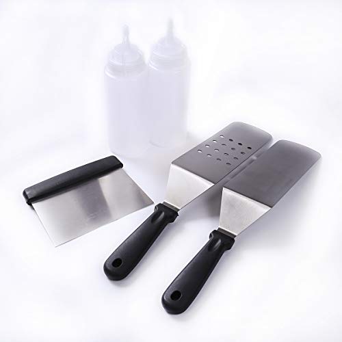 Kit de ferramentas para churrasco de 5 peças - Ferramentas para churrasco de aço inoxidável de class