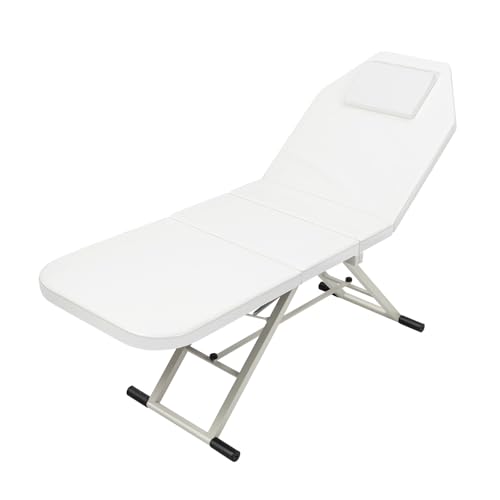 Camilla de masaje, cama de masaje profesional, plegable, capacidad de carga de 250 kg, respaldo ajustable, con orificio para respirar y cojín cervical, para masajistas profesionales, salones de masaje