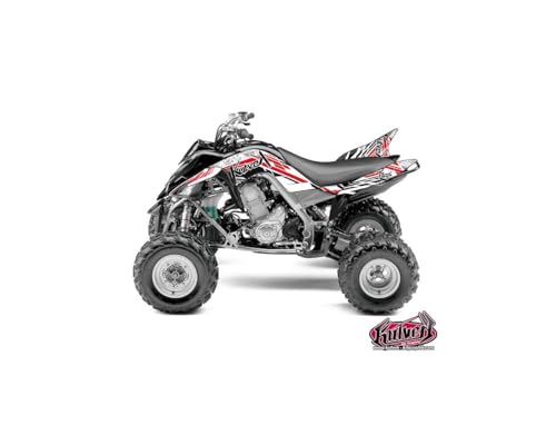 Kit de pegatinas Yamaha Raptor 700 rojo para destacar en rutas off-road