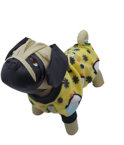 Roupa para cachorro soft Pinguim-Porte Peq/Med/Grande Tamanho:6