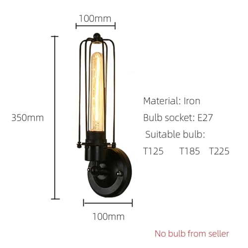 Lámpara retro de pared para iluminar escaleras oscuras y zonas de paso con estilo loft 2