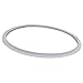 ZJchao Pressure Cooker Sealing Silicone Gasket Replacement Silicone Seals (24cm) with Stainless Steel Reinforced - Durable and Leak-Proof - Compatible with All Major Brands