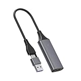 Generic カードデバイス USB2.0タイプC変換アダプタケーブル – 1080p対応 ライブストリーミング用 汎用ポータブルビデオキャプチャ for ラップトップ スマートフォン タブレット