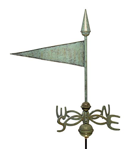 Dalvento 409V Pennant Weathervane, Verdigris #TOP2