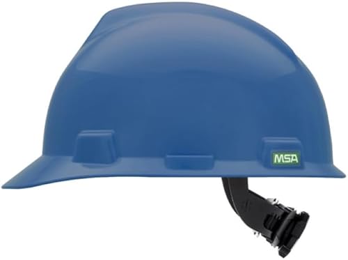 Miniatura 3 de MSA V-Gard Cap Style Safety Hard Hat Suspension | Polyethylene Shell, Superior Impact Protection, Self Adjusting with Crown Straps | Fas-Trac III
