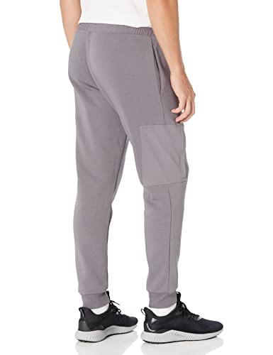 Adidas Men's Essentials In The Dark Reflective Fleece Pants, Shadow Green/Halo Silver, Medium #TOP1