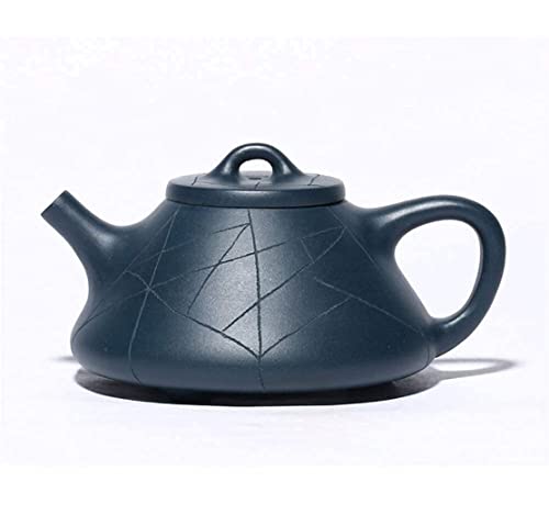 Image of Japanese Cast Iron Teapot Chinese Teapot 16.9oz/0.5L Teapot Azure Mud Tea Pot Small Teapot Japanese Style Teapot Tetsubin Tea Pot