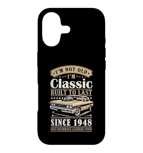 Vintage 1948 Birthday Classic Car For Legends Born In 1948 �X�}�z�P�[�X iPhone 17 �p