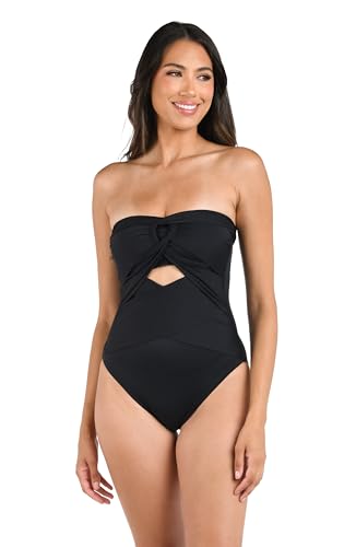 La Blanca Women's Island Goddess Halter One Piece Swimsuit3