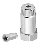 Joint de haute qualité : notre entretoise de capteur O2 est conçue avec une interface filetée robuste pour maintenir une connexion stable et bonne entretoise de capteur O2 avec les tuyaux et les composants et garantir une installation correcte. La connexion sécurisée empêche les fuites et vous permet de l'utiliser en toute confiance.