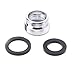 Jwn - Adattatore per rubinetto cucina, aeratore, connettore in metallo, con filettatura esterna, per risparmio acqua, da 16/18/20/22/24/28/mm a 22 mm o G1/2 a 22 mm, 2 set