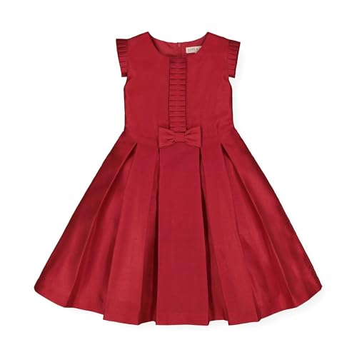 sachin and babi light blue dress Hope & Henry Girls' Puff Sleeve Smocked Party Dress with Peter Pan Collar -  Baby main image 0