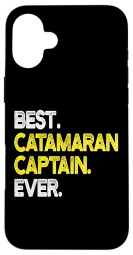 Mens & Womens Best Catamaran Captain Ever Boat Lover �X�}�z�P�[�X iPhone 16 Plus �p