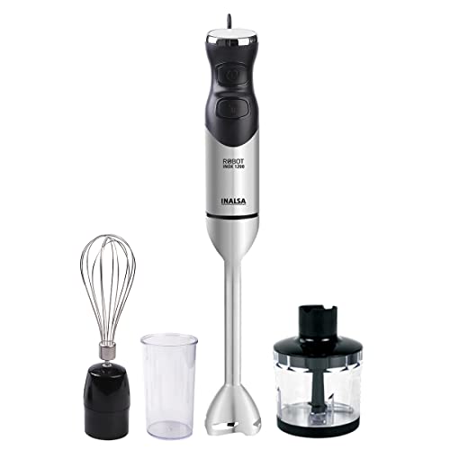 INALSA Hand Blender 1200W with Heavy Duty 100 Copper MotorVariable 20