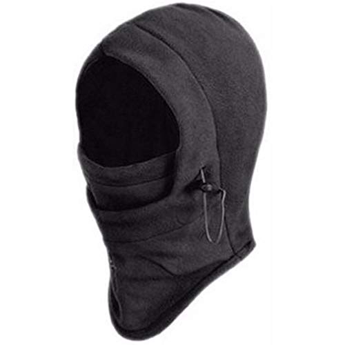 Balaclava Soft Cachecol Gorro Touca Prote��o Vento Neve Frio, Um Click Shop, Preto - Tamanho �nico