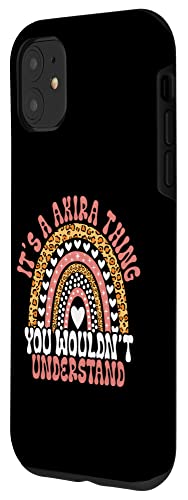 Iphone 11 Funny Akira Name Leopard Funny Akira Birthday Quote Akira Case #TOP1